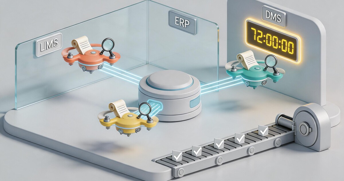 FDA审计准备从90天到72小时：化工集团合规证据链AI Agent的CrewAI v0.115穿透实战